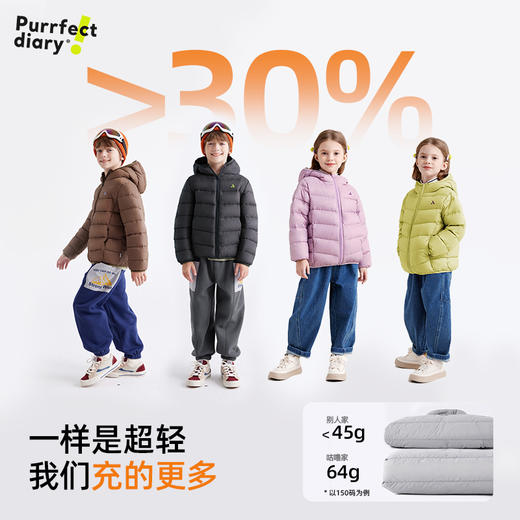 【抗湿绒】2.0升级款儿童超轻羽绒服PDWT2422 商品图1