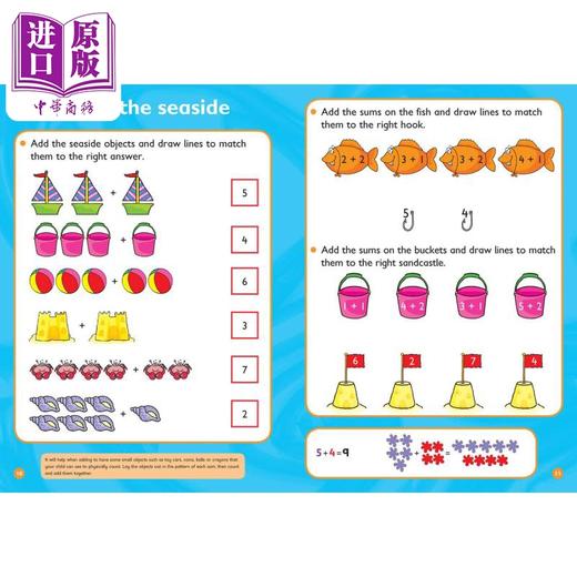 【中商原版】Adding Up Ages 3-5 柯林斯易学儿童：加法 3-5岁 英文学习 英文原版 Collins 商品图4