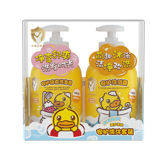 B.Duck Baby小黄鸭安护洗沐套装500g+500g 商品图4