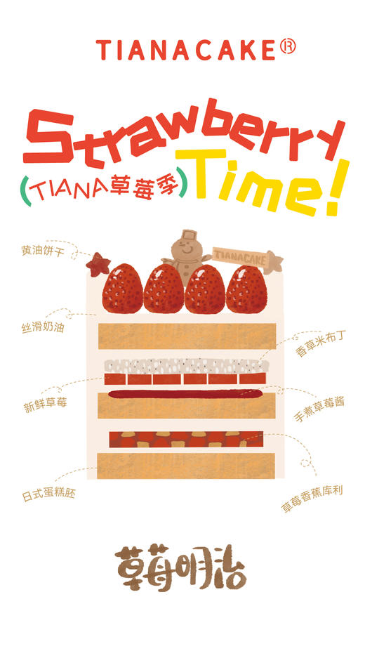 🍓四寸草莓明治 商品图1