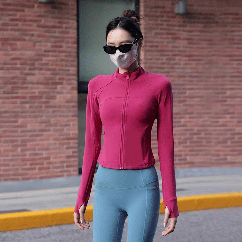 【显瘦不臃肿】自由裸感 | 加厚磨毛运动外套 软糯糯 亲肤无束缚 隐形拉链口袋  显瘦显高