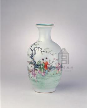 清乾隆 粉彩婴戏图