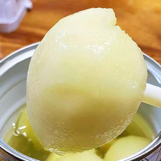 【洋梨罐头】秒杀冰糖雪梨 ，糖水大满足，巴掌大的洋梨罐头，一顿吃不完 嗓子痛痛的时候来一口 太满足啦年货 商品图4
