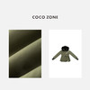 COCO ZONE 冬季90鸭绒可拆卸毛领连帽羽绒服CC2D3053 商品缩略图2