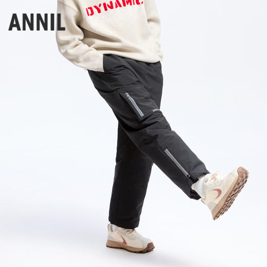 【轻薄5~15℃】男女童户外保暖羽绒裤冬季新款安奈儿童装实体店同款AM446789 商品图2