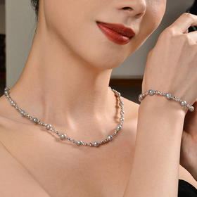 【库存极少】Manreya玛芮雅星河流动 真多麻海水珍珠项链，手链套餐