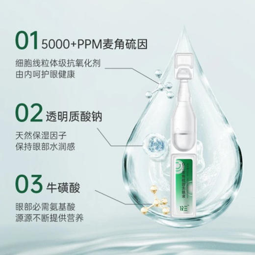 让你眼睛一亮✨仅三麦角硫因滴眼液+洗眼液 清澈双眸 缓解干涩 补充眼睛所需营养，麦角硫因含量5000+PPM 商品图6