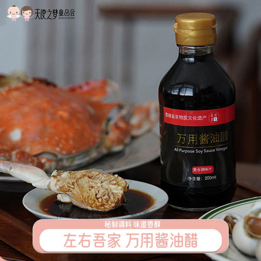 左右吾家|非遗古法酱油醋凉拌沙拉蘸料炒菜海鲜瓶装水饺伴侣 商品图0