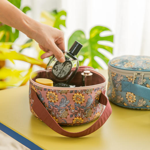 莫里斯化妆包女便携式大容量手提包小拎包收纳包轻奢高级感新款 商品图1