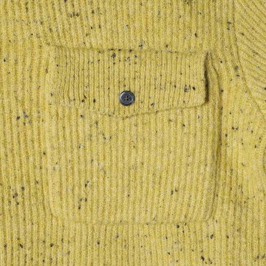 秋冬季新款时尚个性日系纯色斑点翻领纽扣针织毛衣百搭休闲上衣潮 商品图3