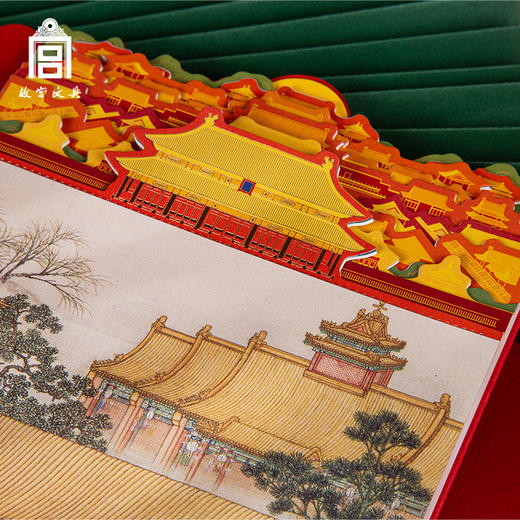 故宫文具紫禁印象练习笔记本创意国潮月历立体纸雕手账本 商品图7