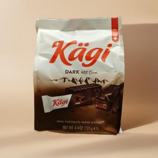 瑞士卡奇迷你黑巧克力威化饼干 125g/袋 商品图0