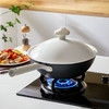神田（KANDA）铁神云朵款多功能0涂层不粘炒锅32cm云峰白& 富贵红（赠蒸盘+清洁膏/乳） 商品缩略图8