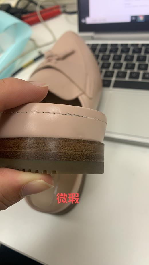 爱步Ecco 牛皮尖头穆勒鞋 时尚流苏外穿半拖鞋女269483 26948301118 【微瑕请看实拍图，介意慎拍】 商品图5