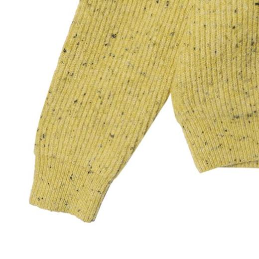 秋冬季新款时尚个性日系纯色斑点翻领纽扣针织毛衣百搭休闲上衣潮 商品图4