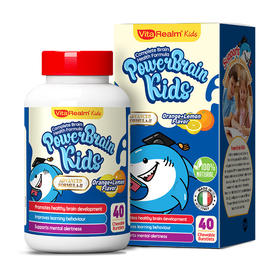 【保税】新加坡 维乐原（VitaRealm）儿童鱼油 40粒/盒