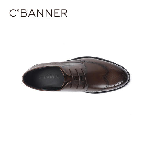 千百度男鞋正装皮鞋男士休闲商务皮鞋A25121691 商品图5