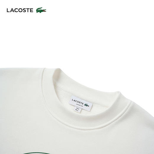 Lacoste法国鳄鱼男装新款时尚宽松纯棉套头圆领长袖卫衣SH2897-10 商品图8