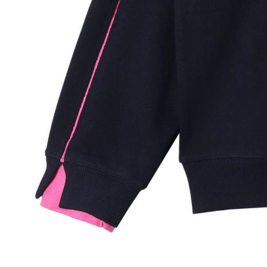 WY760季新款时尚个性美式撞色圆领长袖卫衣时尚宽松百搭上衣潮 商品图4