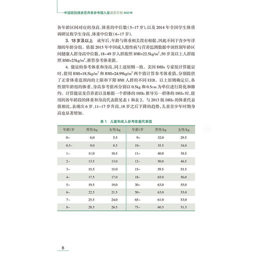 全2册中国居民膳食营养素参考摄入量（2023版）+中国居民膳食营养素参考摄入量速查手册（2023版）膳食营养素参考摄入量的基本概念人民卫生出版社 商品图4