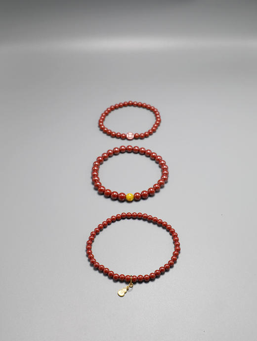 【福来】原创朱砂手链  生日礼物  朱砂含量约97%  适合老年人、小孩、学生、体弱者以及经常上夜班的人 商品图1