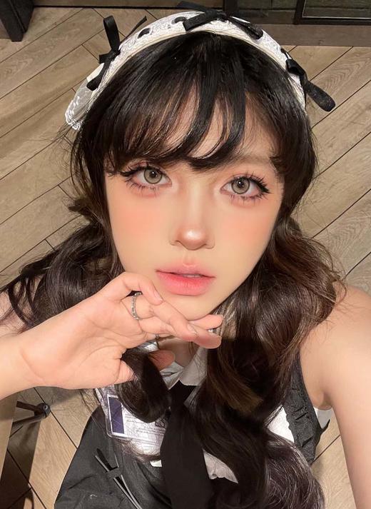 allecon 半年抛美瞳 奶栗啵啵 直径14.5mm着色13.8mm 商品图7