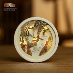 成都博物馆 皮影西游记西厢记纸雕灯冰箱贴 博物馆文创成都纪念品