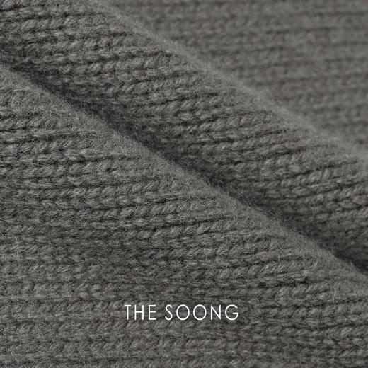 THESOONG澳大利亞美利奴羊毛"加倍保暖双层罗纹浮雕坑条毛衣HWMY6112 商品图2