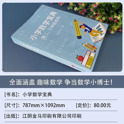 小学数学宝典：小学中高年级学生学好数学的指南 商品图1