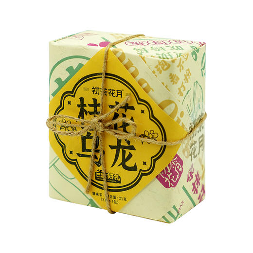 【冬日饮茶】初茶花月白桃乌龙茶3g*7枚装/包 水果清香 独立小袋装 商品图5