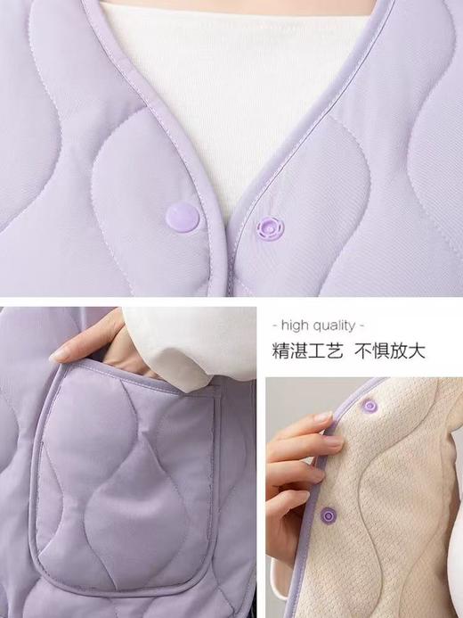 【99元/任选2件】慕莎雪棉羊毛马甲 女士秋冬保暖背心 加厚羊毛马甲上衣 商品图4