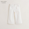 马克珍妮女童复古喇叭纯棉牛仔裤儿童裤子春秋款241820 商品缩略图1