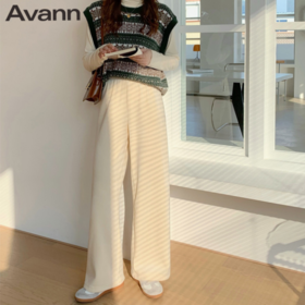 🌻【Avann铜氨绒云感阔腿裤5015】🌸 🔺 错落的明暗肌理，💕形成了流光四溢的丝绸光泽 🔺蓬松柔软，👊如云朵一样亲肤 