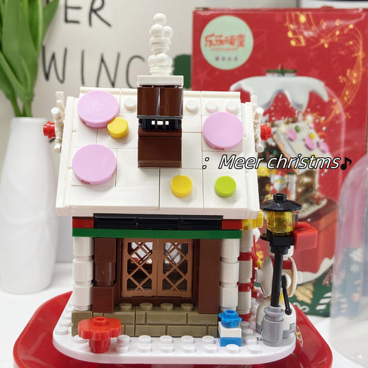 💰59.9抢【圣诞飘雪带灯光积木音乐盒】 🌟积木拼砌⛄兼容乐高 🎄会哼歌的圣诞老人与您一起共度圣诞💡 ✅亲手拼砌的氛围感，😎独一无二的专属圣诞节  商品图1