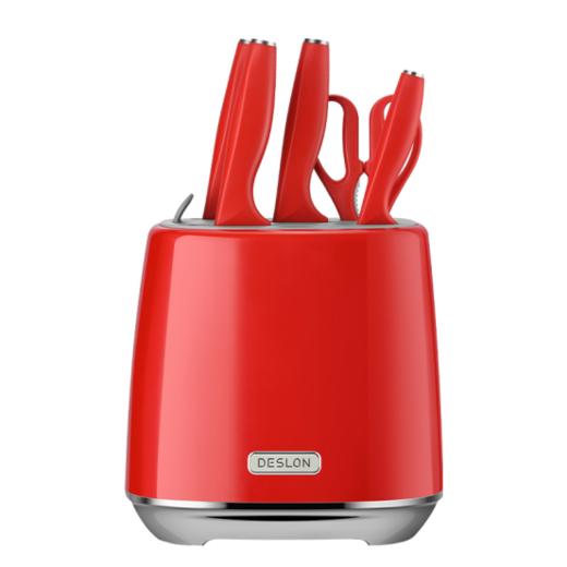 💥【DESLON德世朗奥格刀具六件套】🤣 ✅刀具材质采用30Cr13不锈钢，☺️硬度强、韧性高、不易生锈; ✅V型刀刃角度工艺，🌈多达8道手工开REN工序 商品图3