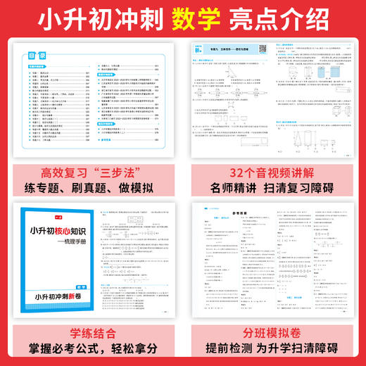 一本·小升初冲刺新卷 数学(2025) 商品图1