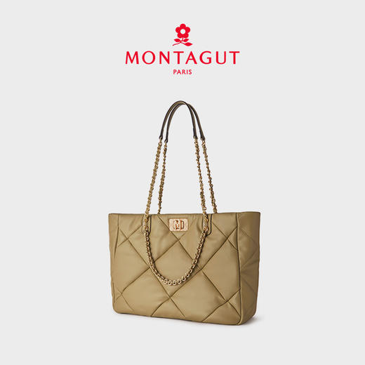 【巴黎情调】梦特娇包包女包新款大容量托特包菱格包链条包 商品图9