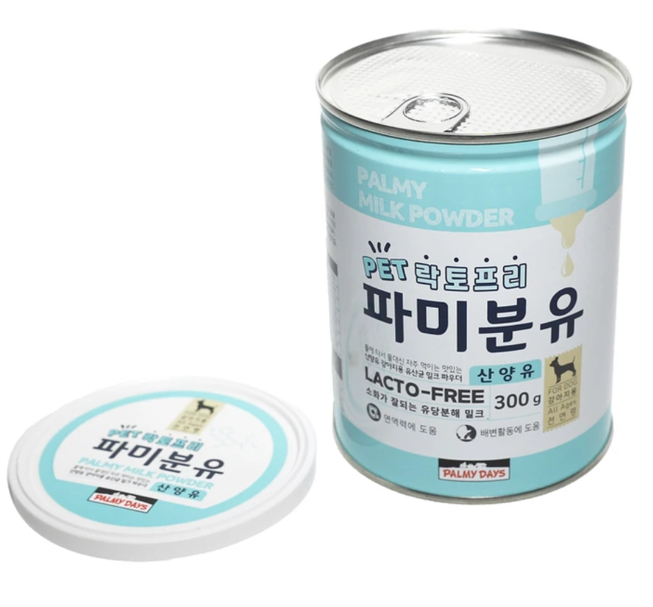 韩国palmy days 无乳糖乳粉羊奶 300g x 2 + 专用瓶JPY带授权招加盟代理