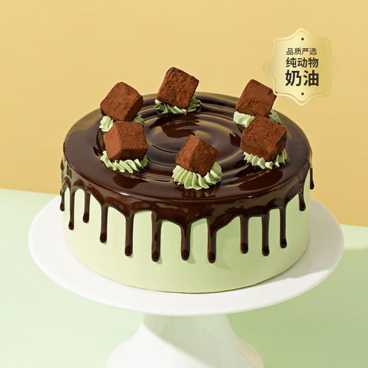 【抹茶巧巧椰奶冻】ins风下午茶，从浓郁巧克力，到清新抹茶，再到绵软椰奶，三层口感相互叠加感受这份独特的幸福滋味 商品图0