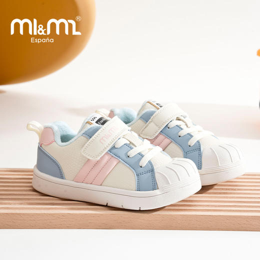 M1&M2儿童童鞋斜纹绒板鞋M91844102 商品图4