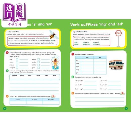 【中商原版】Spelling Ages 7-8  柯林斯易学儿童：拼写 7-9岁  英文学习 英文原版 Collins  商品图2