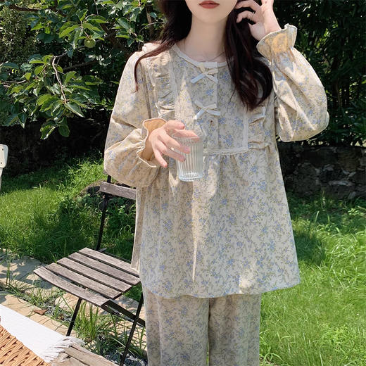 裁缝学苑AS375睡衣女装长袖圆领上衣长裤家居服套装纸样服装打板 商品图6
