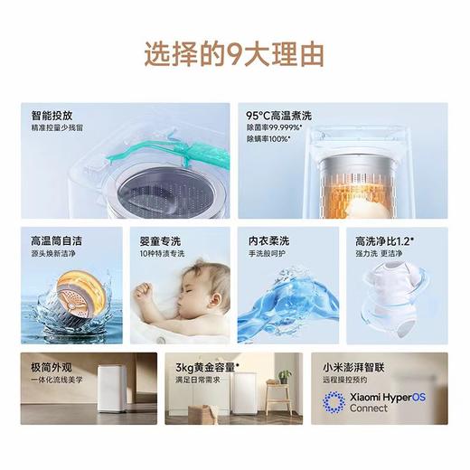 【JL】小米 XQB30MJ106 迷你洗衣机 商品图2