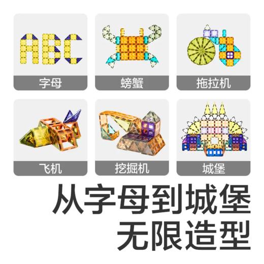 【babycare好物集】儿童磁力片彩窗积木 商品图3