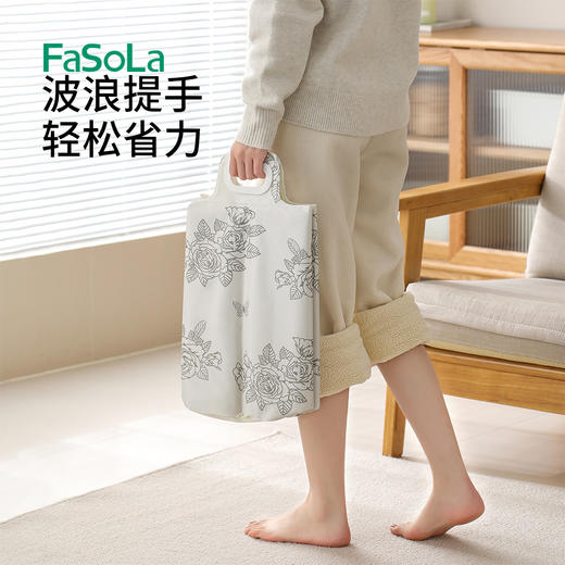 FaSoLa折叠泡脚桶冬天保温加高深过小腿家用宿舍足浴泡脚盆便携桶 商品图7
