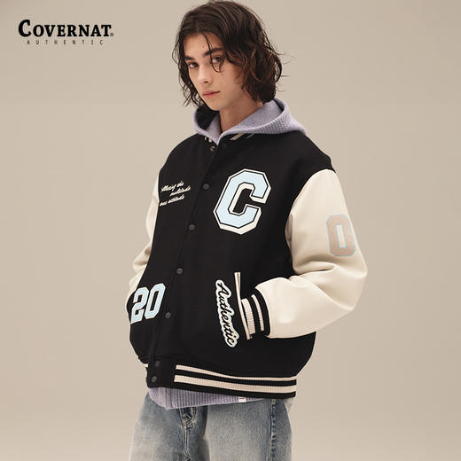 Covernat2023冬季新品男款刺绣夹克棉服外套CO2303JK07 商品图3