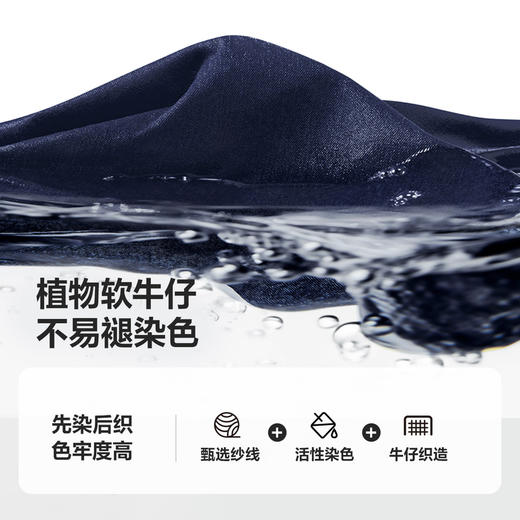 【软牛仔】迷你巴拉男女童裤子2025春新品棉感萝卜裤牛仔裤 商品图3