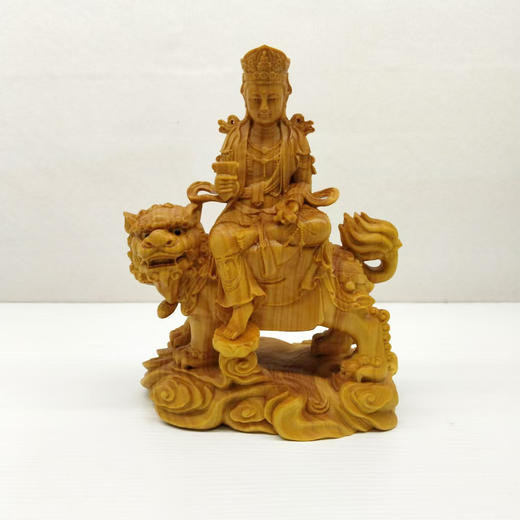 文殊菩萨°黄杨摆件 商品图0