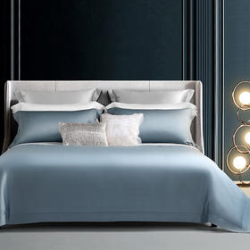 【分仓直发包邮】水星家纺臻·卡洛斯100支长绒棉贡缎抗菌四件套129126