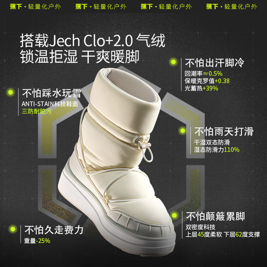 【上新！】女士户外保暖气绒靴CL69624 商品图4